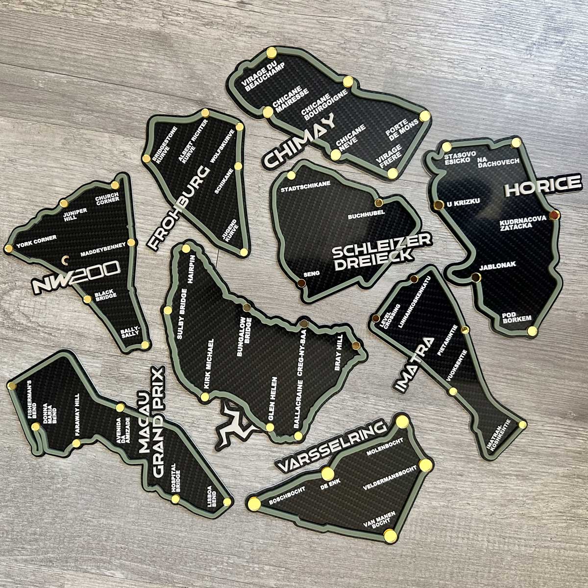 Miniature Road Racing Race Track